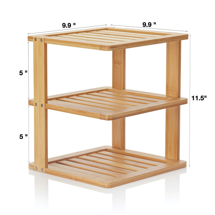 Latitude Run® Solid Wood Freestanding Bathroom Shelves - Wayfair